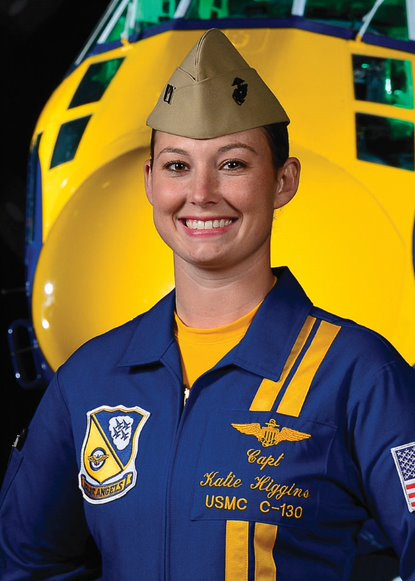 US Marine Captain Katie Higgins