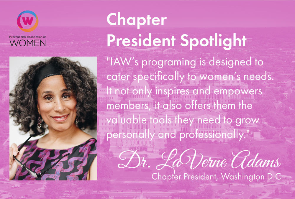 Chapter Spotlight: Dr. LaVerne Adams in Washington, D.C.
