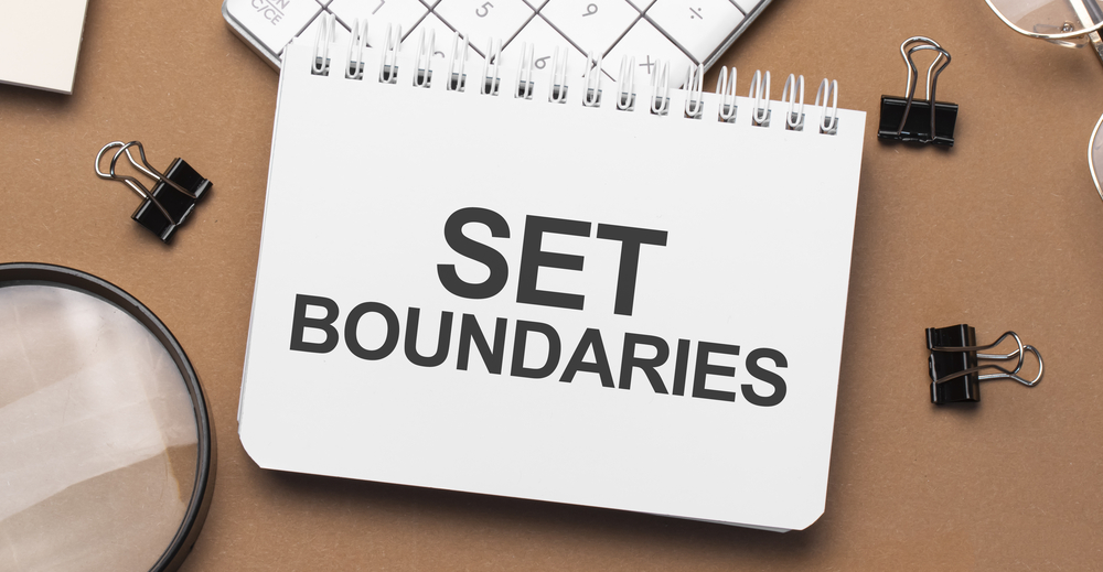 set boundaries at work