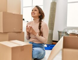 woman adapting to change in her new home